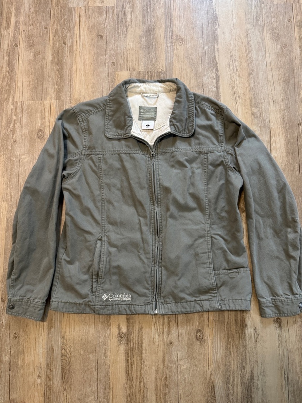 Women’s Olive Green Columbia Active Outdoor Utility Jacket Large